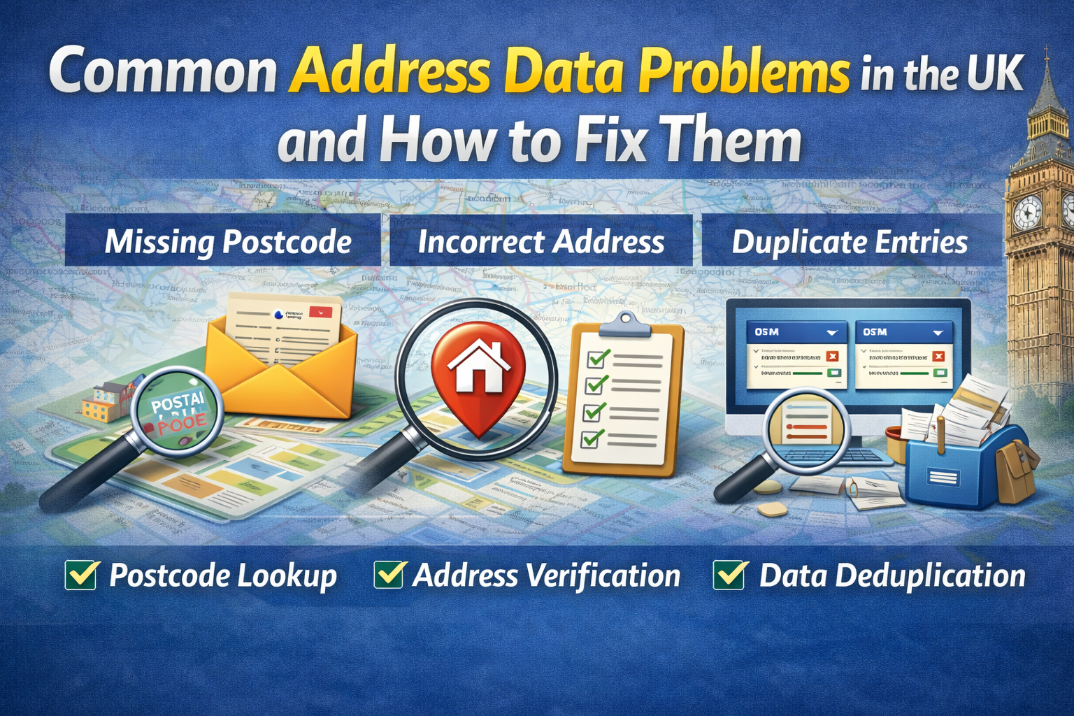 Common Address Data Problems in the UK and How to Fix Them