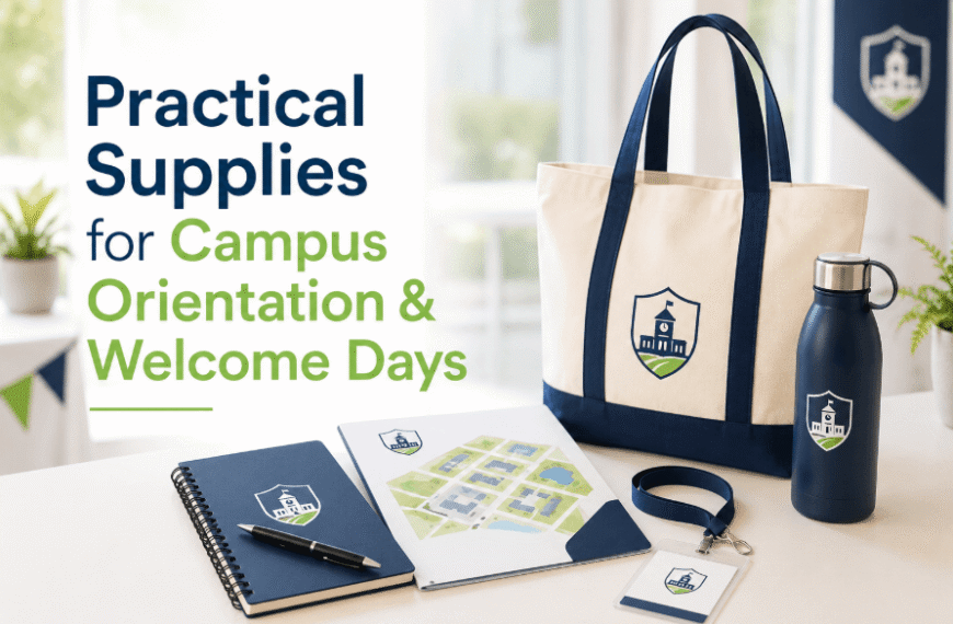 Practical Supplies for Campus Orientation and Welcome Days