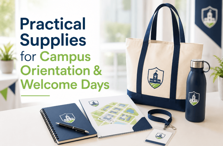 Practical Supplies for Campus Orientation and Welcome Days