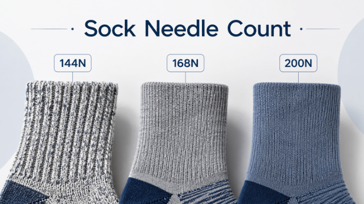 Needle Count in Socks: Why 144N, 168N, and 200N Matter for Custom Orders