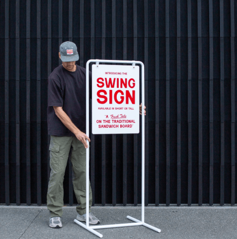 Effective Advertising with Swing Board Signs