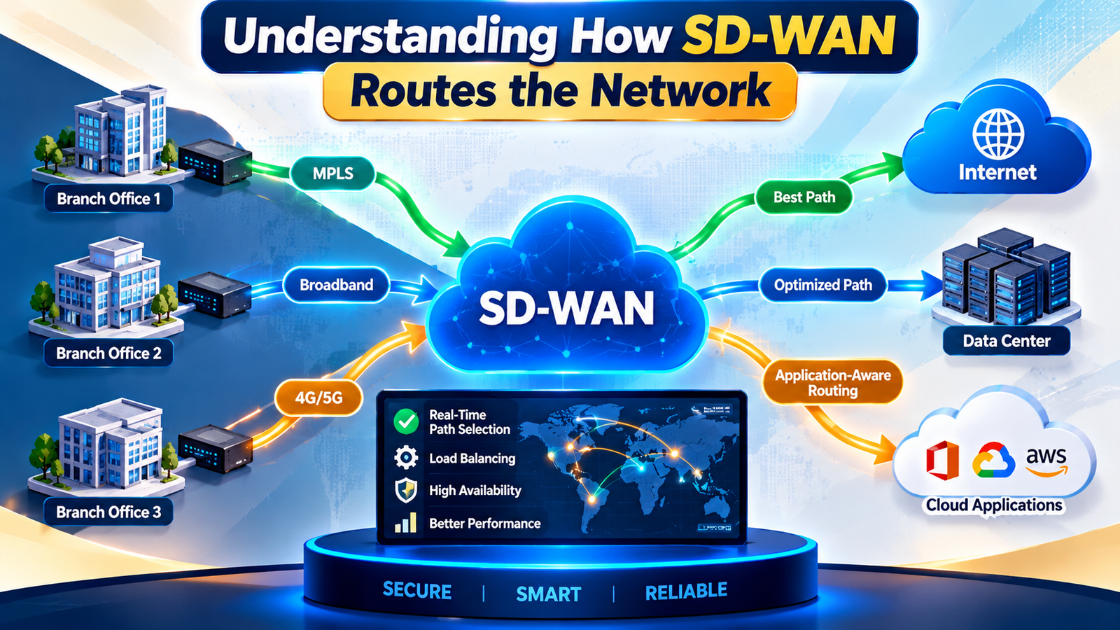 Understanding How SD-WAN Routes the Network image please